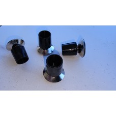 Art Deco foot for round hollow or solid legs 14mm internal, 30mm base Pad