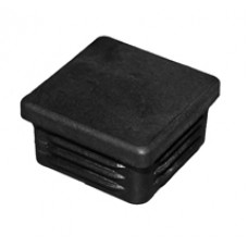 Square Internal Chair Tip 47mm internal 50mm external - Black