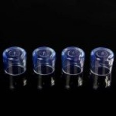 Round external clear chair tip Suits external tube size of 16mm