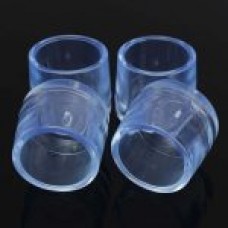 Round external clear chair tip Suits external tube size of 25mm