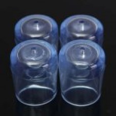 Round external clear chair tip Suits external tube size of 28mm