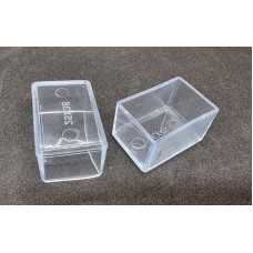Clear External Rectangle for 25mm x 38mm tube
